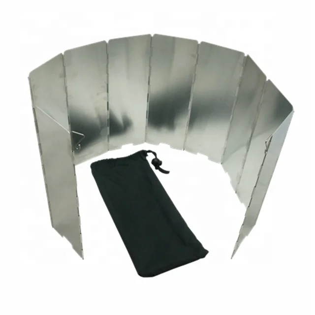 

12 plate wind shield camping stove windshield, N/a