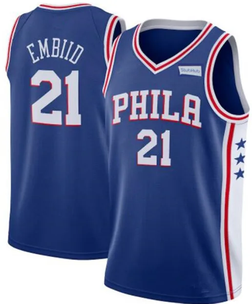 

21 joel embiid Jersey Embroidery Custom Basketball Jersey