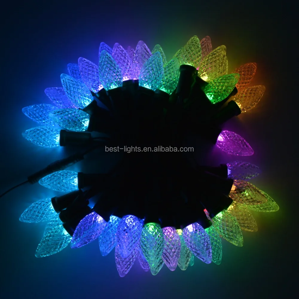 Wholesale C9 Programmable Ws2811 8mm Rgb Dc5v Led Pixel String