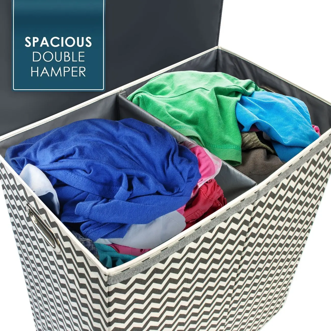 Cesto Plegable Para Ropa De Tela,Doble Capa,Vertical,Moderno,Multiusos