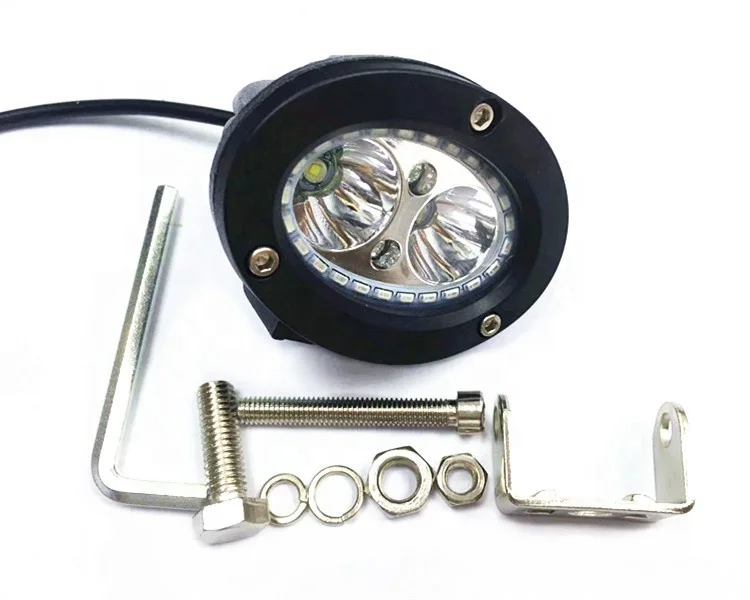 La motocicleta de alta calidad 20W llevó la luz llevada 12v del faro con el anillo
