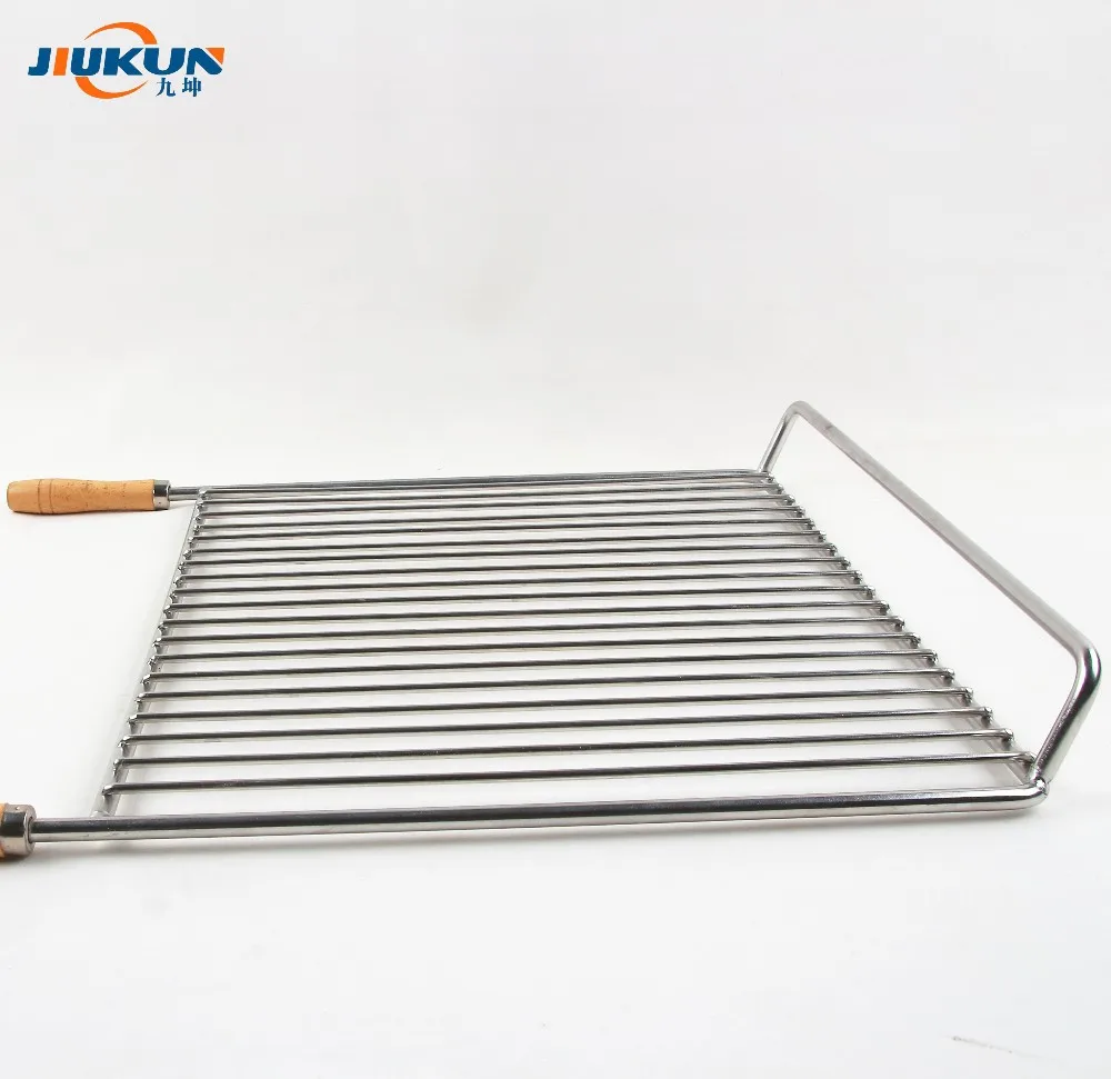 Large Square Bbe Grill Rack With Handle Stainless Steel 304 Bbq Grill