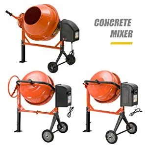 5 Cubic Feet Electric Cement Stucco Mixer Machine