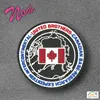 Canada flag pvc rubber label patch for garment