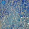 Colorful Shiny Large Sequin Transparent PET Sequined Fabric