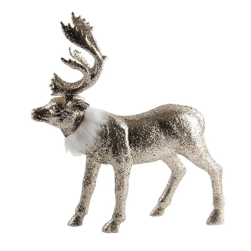 Personalized Plastic Christmas Outdoor Decorative Deer Handmade Plastic