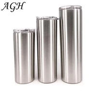 

High capacity 30oz skinny tumbler straight double wall stainless steel vacuum insulated skinny tumblers with slide lid