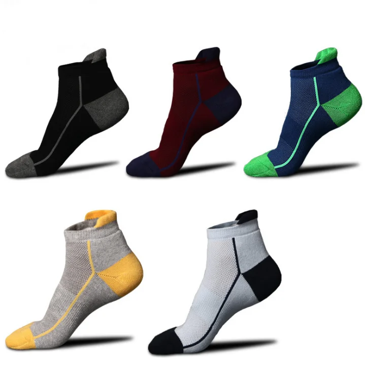 

Fall/winter 2019 towel-bottom athletic socks men's mesh casual thickened hosiery terry socks basketball ankle socks