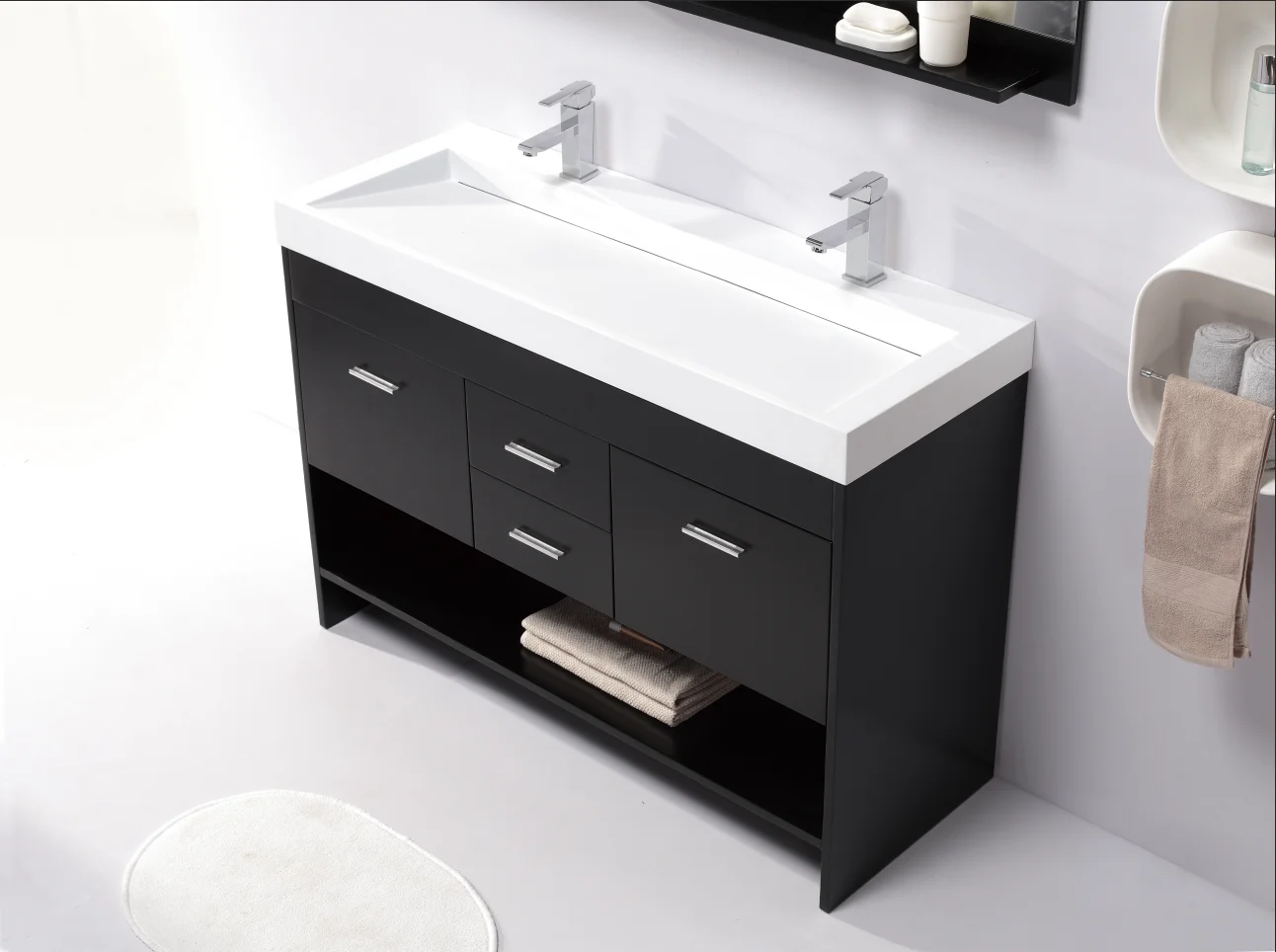 Corner Washbasin Cabinet Design Orice