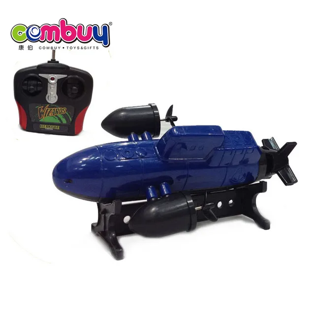 Submarino De Cuatro Canales Juguete El/éctrico Subacu/ático con 3 Luces LED qianqian Submarino A Control Remoto para Ba/ñera Piscina
