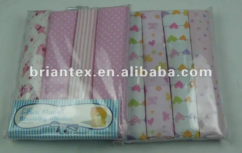 Briantex Pvc Pack Cute Prints Airline Swaddle Blanket 100 Cotton