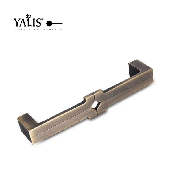 
New design plastic drawer double sided flush square door pull handle 