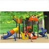 Hot sell kids plastic tunnel with forest themed with slides outdoor playground equipment for sale HFC-12202