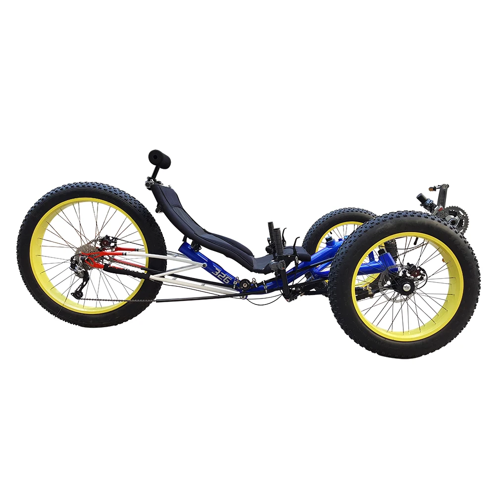 

Drifting Speedway Wheels Fat Tyre Recumbent Trike Adult Tricycle for Sale