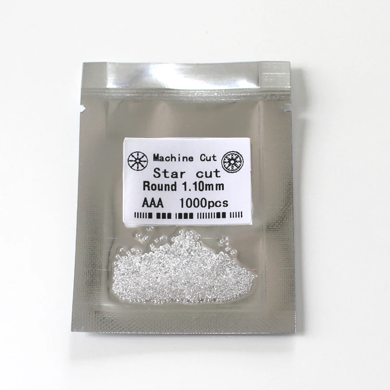 wuzhou wholesale 1.1mm cubic zirconia top quality
