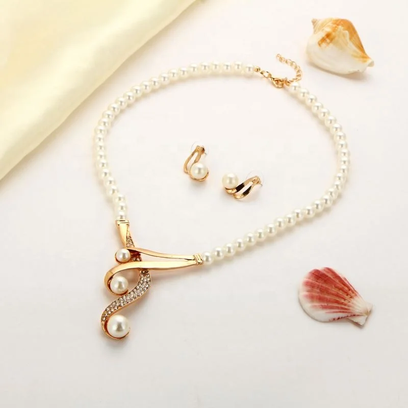 

Most popular necklace jewelry set workmanship wedding crystal jewelry set, Picture
