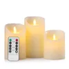 Remote Control flickering Moving Wick Led flameless candle with Timer