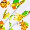 Fashion pattern colored 100 % cotton printed flannel fabric for home textile