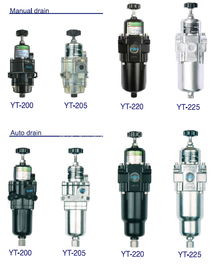 Original Korea Ytc Air Filter Regulator Yt225 / Yt220 / Yt205 / Yt200 Series Buy Air