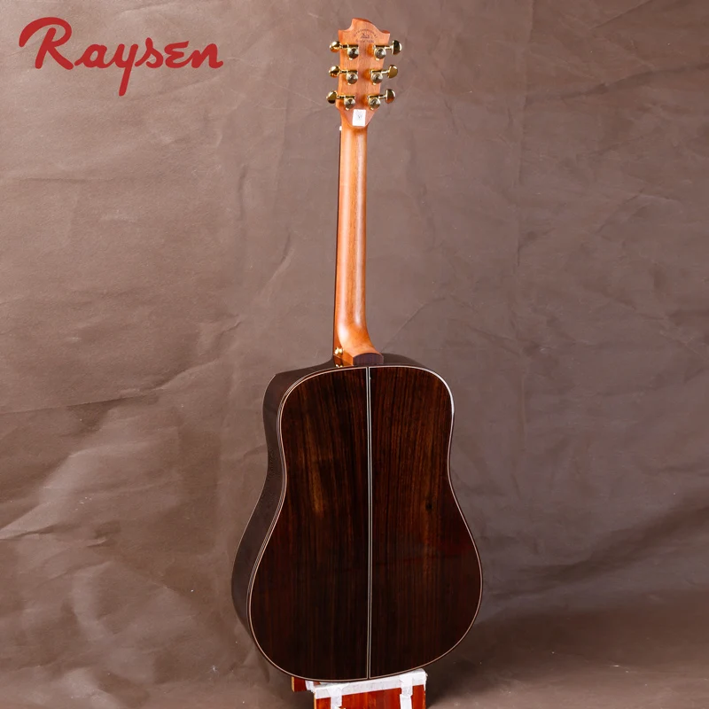 

New design all solid handmade guitar A+ dragon spruce rosewood, Natural