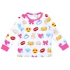 Cool Home Wear Shirt Girls Wholesale Emoji Pajamas Night Shirts
