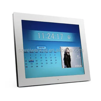 Lcd Small Screen Electronic Desk Calendar Acrylic Audio Digital