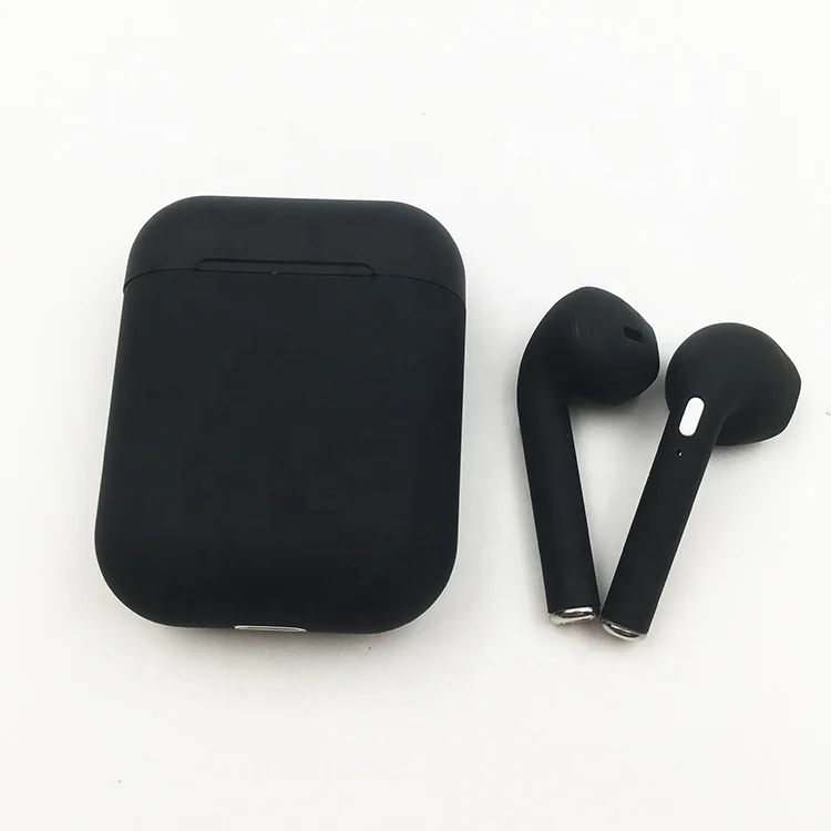 color i9s matt black matt red tws with charging box twins wireless earphone V5.0 Music Earbuds Stereo Blue-tooth Headphones