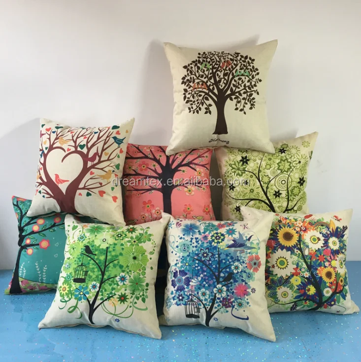Creative Cartoon Character Flax Sofa Backrest Pillows Buy