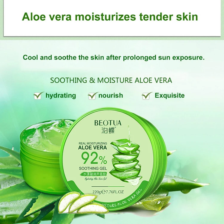 aloe vera depois de barbear o rosto