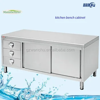 Inox Bar Kitchen Work Bench Cabinet Stainless Steel Work Station