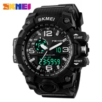 

SKMEI Brand Men's Quartz Watch Men LED Display Digital Sport Watches Big Dial Fashion Relogio Masculino Waterproof Wristwatches
