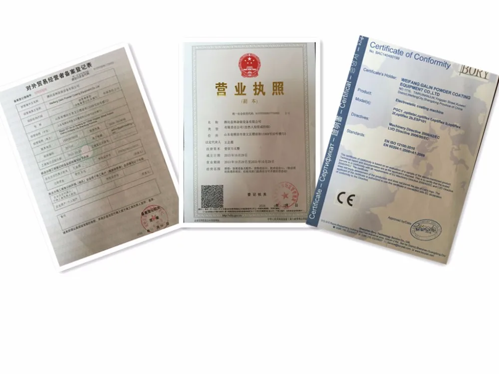 Electrostatic Powder coating machine manual spray gun with cascade and PCB