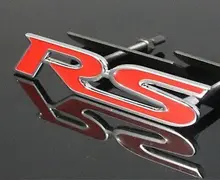 2015 Hot for Chevrolet 3D RS Camaro Sport front Grill Grille Decal Badge Emblem Sticker high quality free shipping