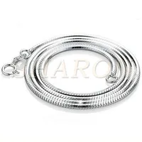 

Wholesale Love Wish Pearl 925 Pure Sterling Silver Snake Charm Chain