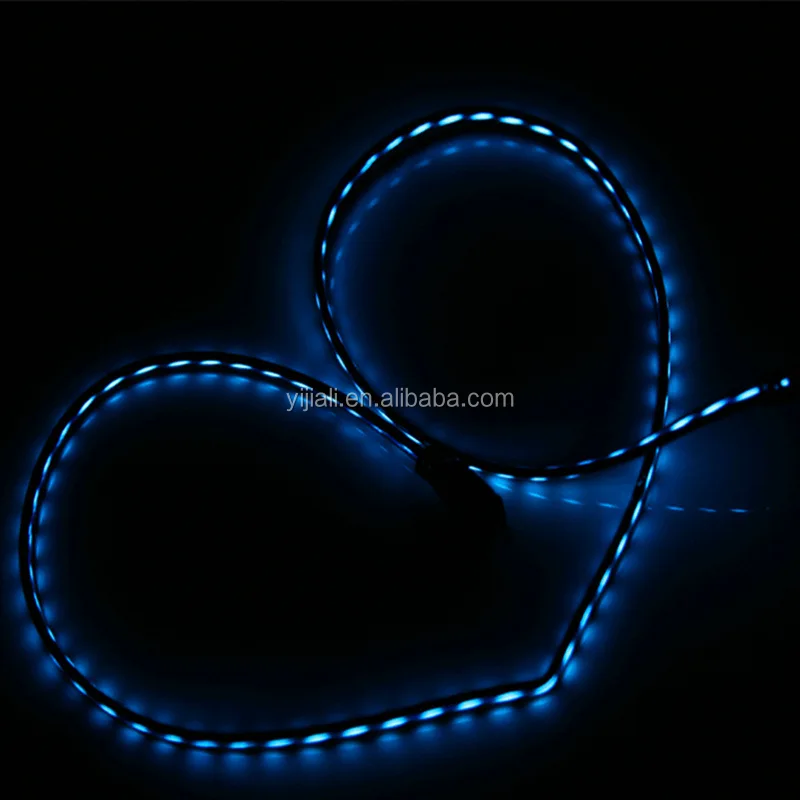 China wholesale Micro USB Glow Charger Cable LED Light Up Micro USB Charger Cable