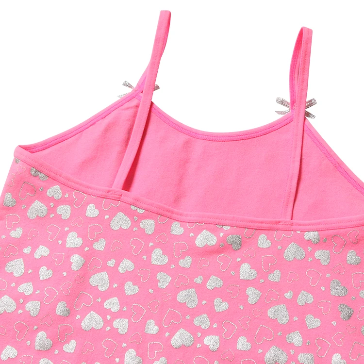 
Custom Print Tank Top Pink Clothes Girls Cute Kids Tank Top 