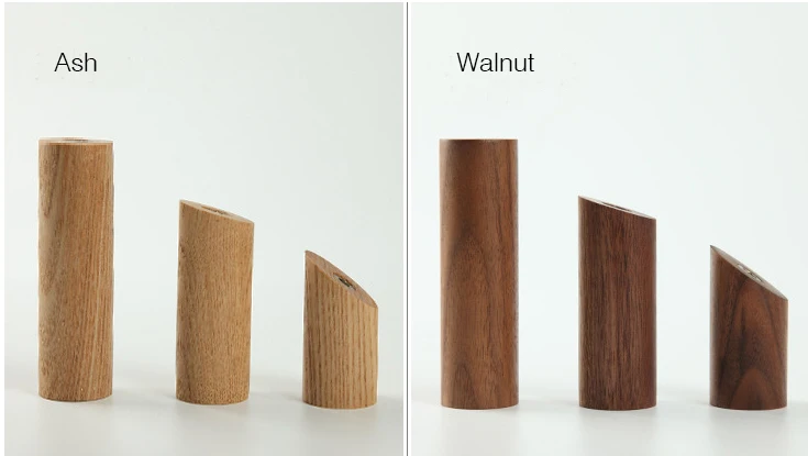 
New Model Natural Minimalist Design Decorative Wall Mounted Wooden Coat Hook Hat Hanger 