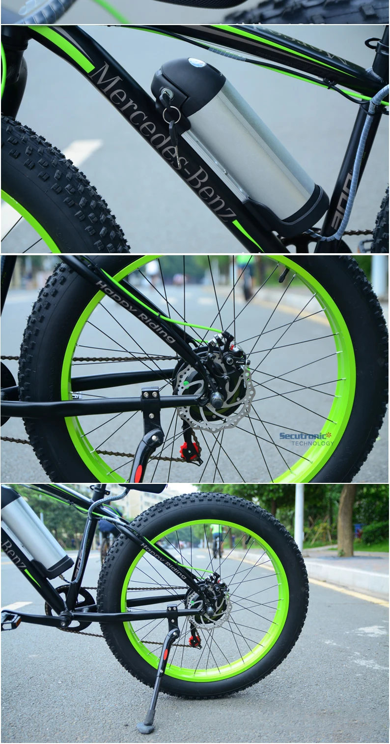 China Green Fully 48V1000W 750W Ebike 48V 750 Watt Fat Tyre Mountian/Moutain E- Vtt MTB Electric Mountain Bike