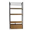 Fashion metal brackets for wood coffee cup boutique display rack