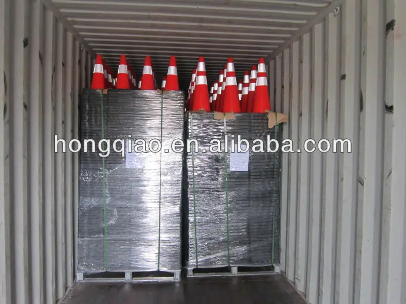 70cm PVC Cones in container