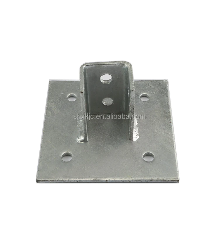 10 Hole Square Mount Post Base Strut Mount For Single Strut Channel ...