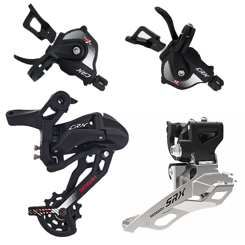 

snelheden 2x11 speed Mountain Bike Derailleur Group Shifter Lever MTB groepset 11s, Black