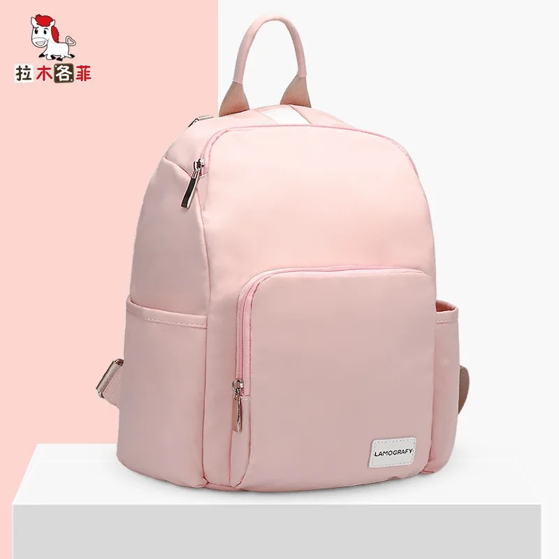 

Hot Selling Good Quality Fashion Mum Baby Back Pack Diaper Bag, Blue/pink/gray