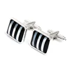 fashion onyx mens cufflink dress shirts