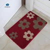 nice color design door mat with rubber backing as anti-slip bath mat