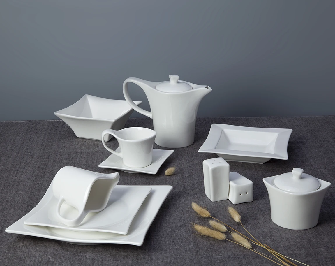 

28Ceramics Factory Price White Dinner Sets Porcelain Modern Dinner Set 20 Pieces for Hotel Usage Dinnerware Sets Restaurant>