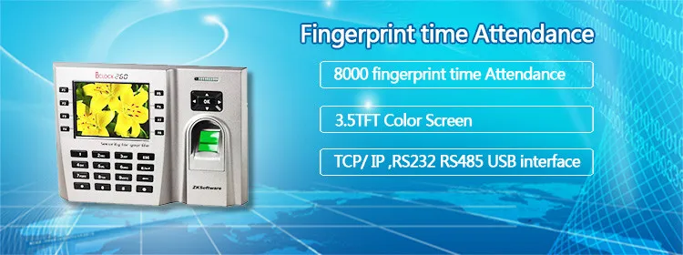 POE Fingerprint Finger Print Scanner Time Attendance With SDK