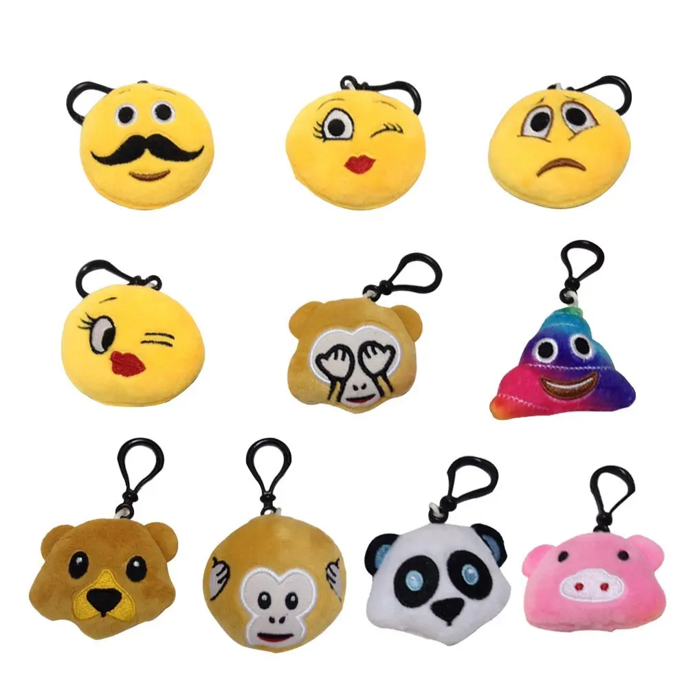 mini emoji plush