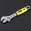 Rubber grip multi-function adjustable wrench