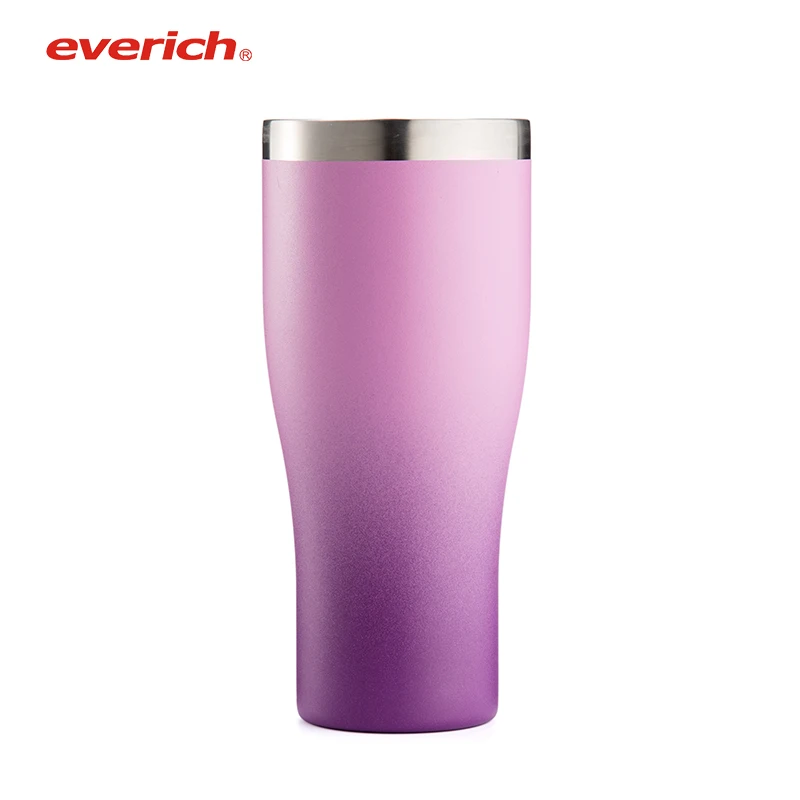 

10oz 20oz 30oz 18/8 insert paper vacuum insulated double wall stainless steel beer tumbler, Pms color
